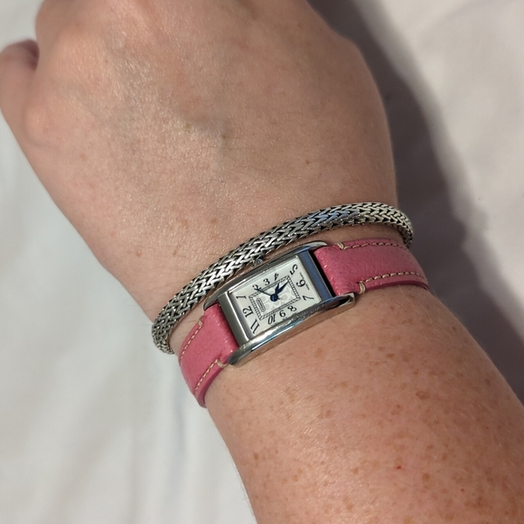 Coach Accessories - Coach Lexington Mini Women's Silver Pink and White Watch